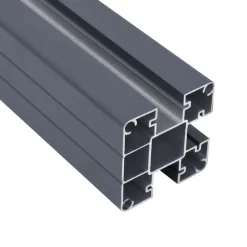 vidaXL hegnspæle 2 stk. 185 cm aluminium mørkegrå