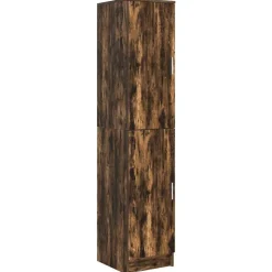vidaXL Highboard Røget eg 35 x 39 x 168 cm