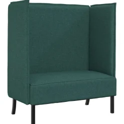 vidaXL Høj ryg sofa 101cm Mørkegrøn Stof