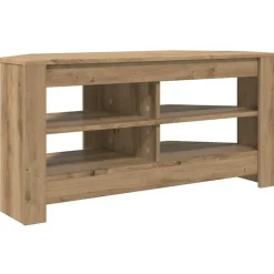 vidaXL HjørneTVskab Artisan Egetræ 102 x 40,5 x 45 cm Konstrueret træ
