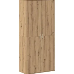 vidaXL Højskab med hylde artisan eg 80 x 39 x 178 cm Konstrueret træ