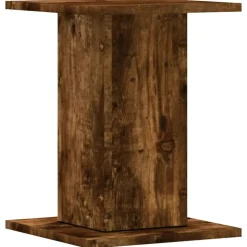 vidaXL højtalerstativer 2 stk. 30x30x40cm konstrueret træ røget egetræ
