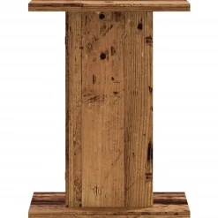 vidaXL højtalerstativer 2 stk. 30x30x40 cm konstrueret træ antikt træ