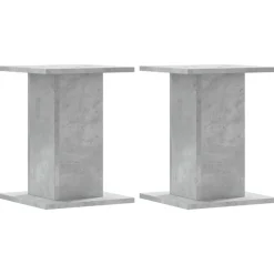 vidaXL højtalerstativer 2 stk. 30x30x40 cm konstrueret træ betongrå
