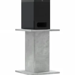 vidaXL højtalerstativer 2 stk. 30x30x40 cm konstrueret træ betongrå