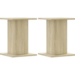 vidaXL højtalerstativer 2 stk. 30x30x40 cm konstrueret træ sonoma-eg