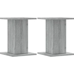 vidaXL højtalerstativer 2stk. 30x30x40cm konstrueret træ grå sonoma-eg