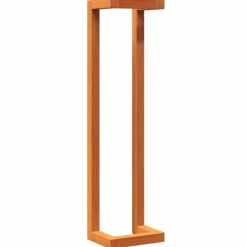vidaXL håndklædeholder 23x18x90 cm massivt fyrretræ gyldenbrun