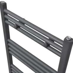 vidaXL håndklæderadiator 500x764 mm centralvarme lige grå