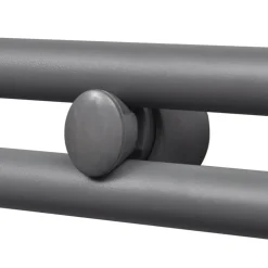 vidaXL håndklæderadiator 500x764 mm centralvarme lige grå