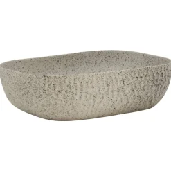 vidaXL håndvask til bord 48x37,5x13,5 cm rektangulær keramik grå