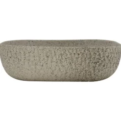 vidaXL håndvask til bord 48x37,5x13,5 cm rektangulær keramik grå
