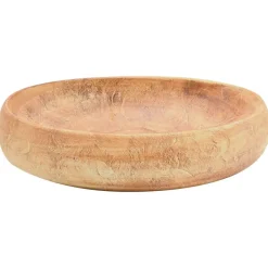 vidaXL håndvask til bordplade 59x40x15 cm oval keramik brun