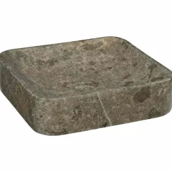 vidaXL håndvask 40x40x10 cm marmor grå