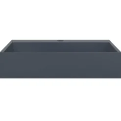 vidaXL håndvask 50x38x11 cm mineralstøbt/marmorstøbt antracitgrå