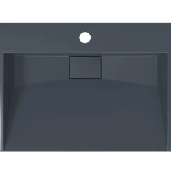 vidaXL håndvask 50x38x11 cm mineralstøbt/marmorstøbt antracitgrå