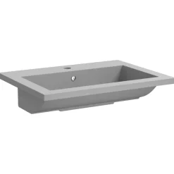 vidaXL håndvask 600x450x120 mm granit grå