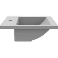 vidaXL håndvask 600x450x120 mm granit grå