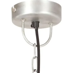 vidaXL hængelampe 25 W rund 48 cm E27 sølvfarvet