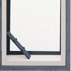 vidaXL hønsehus 170x81x110 cm massivt fyrretræ og grantræ grå