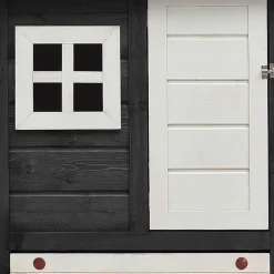 vidaXL hønsehus 170x81x110 cm massivt fyrretræ og grantræ grå