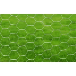 vidaXL hønsenet galvaniseret stål 25 x 0,5 m sølvfarvet
