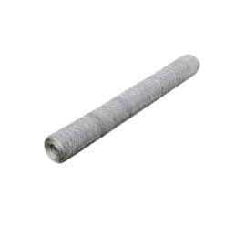 vidaXL hønsenet galvaniseret stål 25 x 0,5 m sølvfarvet