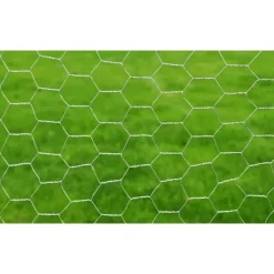 vidaXL hønsenet galvaniseret stål 25 x 0,5 m sølvfarvet