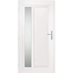 vidaXL hoveddør 98x200 cm PVC antracitgrå