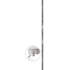 vidaXL hoveddør 88x200 cm PVC antracitgrå