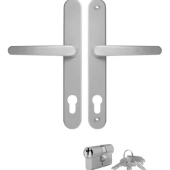 vidaXL hoveddør 88x200 cm PVC antracitgrå