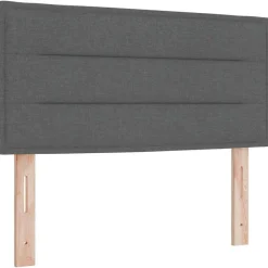 vidaXL Hovedgærde Mørkegrå 80 cm Stof