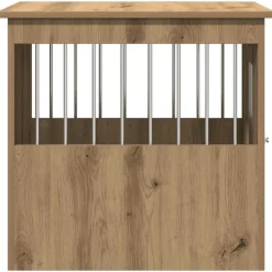 vidaXL hundebur 45x62x59 cm konstrueret træ kunsteg