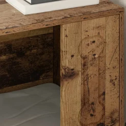 vidaXL Hundehus Gammelt træ 44 x 42 x 49 cm Konstrueret træ