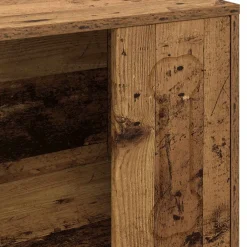 vidaXL Hundehus Gammelt træ 44 x 42 x 49 cm Konstrueret træ