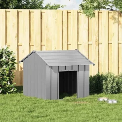 vidaXL hundehus med tag 85x107x81 cm galvaniseret stål