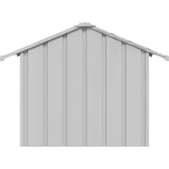 vidaXL hundehus med tag 85x107x81 cm galvaniseret stål