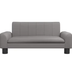 vidaXL hundeseng 70x45x30 cm kunstlæder grå
