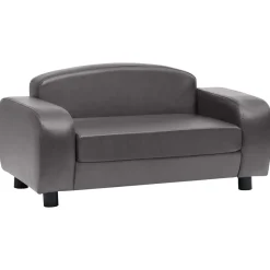 vidaXL hundesofa 80x50x40 cm kunstlæder grå