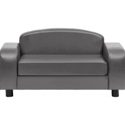 vidaXL hundesofa 80x50x40 cm kunstlæder grå