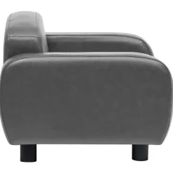 vidaXL hundesofa 80x50x40 cm kunstlæder grå