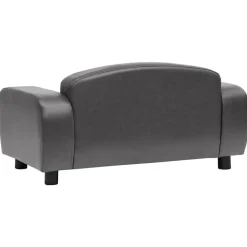 vidaXL hundesofa 80x50x40 cm kunstlæder grå