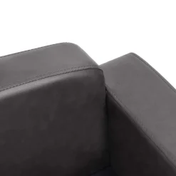 vidaXL hundesofa 80x50x40 cm kunstlæder grå