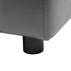vidaXL hundesofa 80x50x40 cm kunstlæder grå