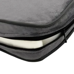 vidaXL hundesofa 81x43x31 cm plys og kunstlæder grå