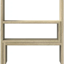 vidaXL hylde til skrivebord 40x17x41 cm konstrueret træ sonoma-eg