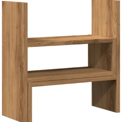 vidaXL hylde til skrivebord 40x17x41 cm konstrueret træ kunsteg
