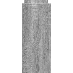 vidaXL hylde til skrivebord 40x17x41 cm konstrueret træ grå sonoma-eg