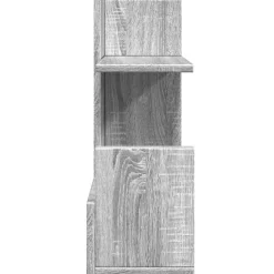 vidaXL hylde til skrivebord 49x20x52,5 cm konstrueret træ grå sonoma