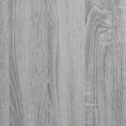 vidaXL hylde til skrivebord 49x20x52,5 cm konstrueret træ grå sonoma
